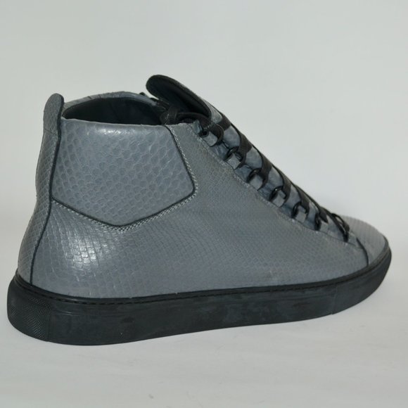 NEW BALENCIAGA HITOP PYTHON LEATHER SNEAKERS US 14 EU 47 MENS - Picture 9 of 9